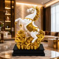 Golden Victory Horse Premium Showpiece
